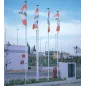Mástil aluminio 48 - 1 Pieza - C. driza y cuerda o anillas