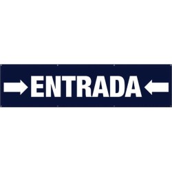 Pancarta entrada