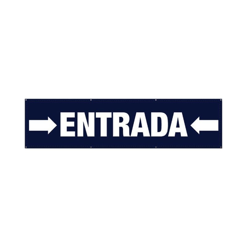 Banda de lona, entrada