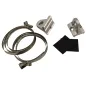 Mini street banner - Hose Clamps