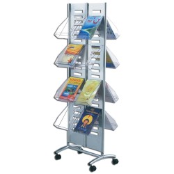 expositor tec-art con ruedas