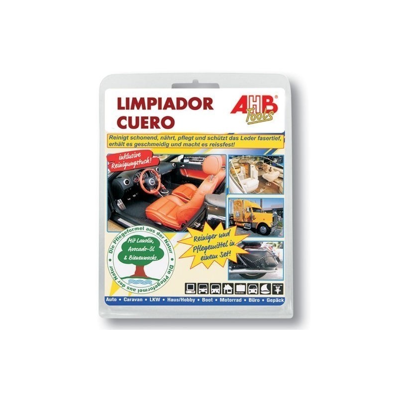 Kit limpiador cuero
