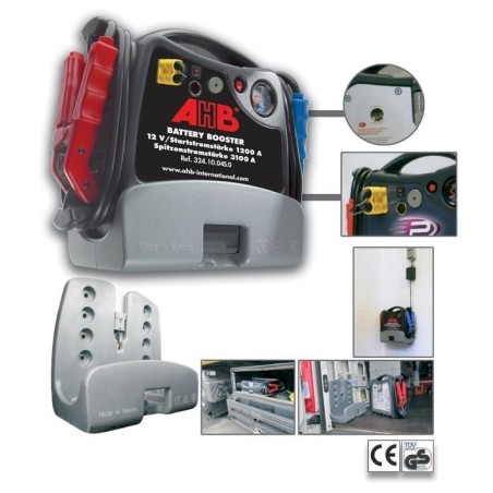 Battery booster con estación de carga