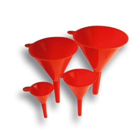 Embudos plástico set de 4 pc