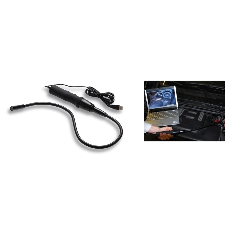 Endoscopio con LED y conexión USB