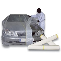 PLASTICO ENMASCARAR CON ADHESIVO