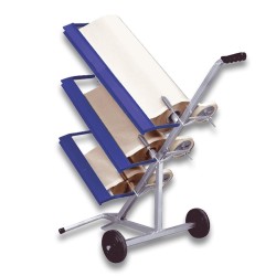 Portarrollos móvil para 3 rollos