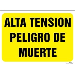 Alta tensión peligro de muerte