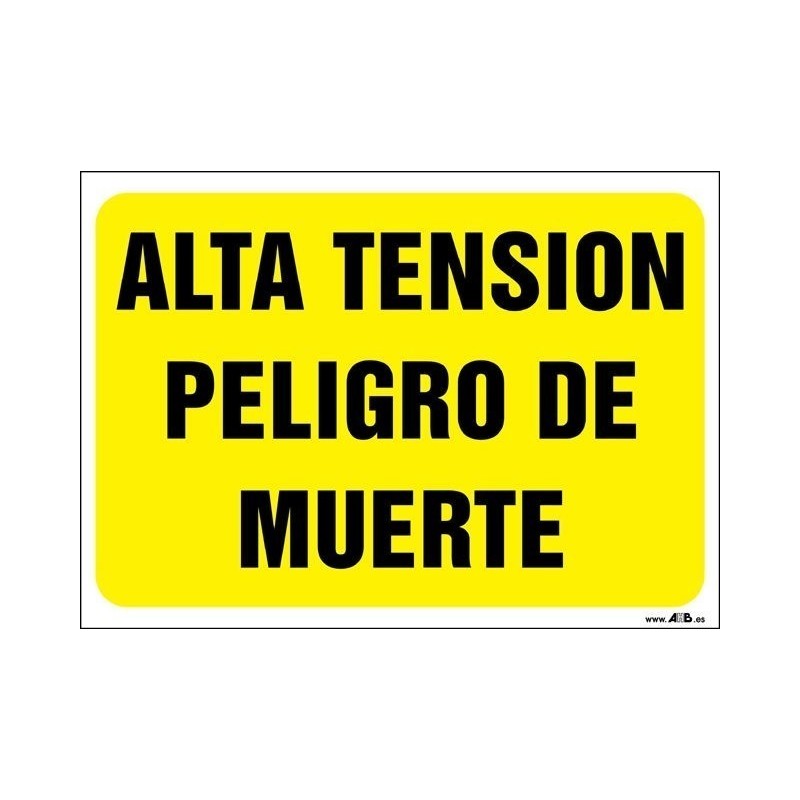 Alta tensión peligro de muerte