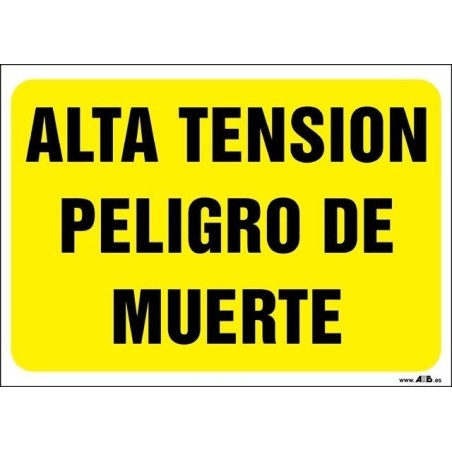 Alta tensión peligro de muerte