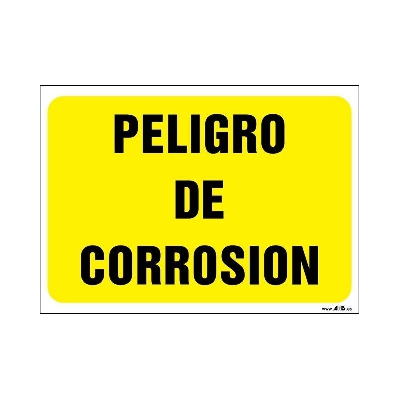 Peligro de corrosión