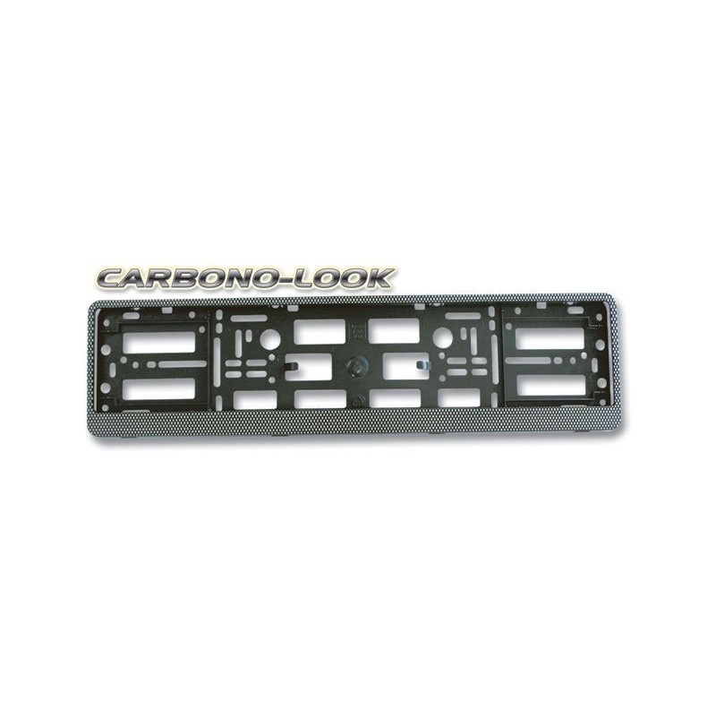 Soporte euroclip carbono-look sin impresión
