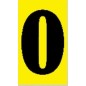 Adhesivo precio amarillo negro