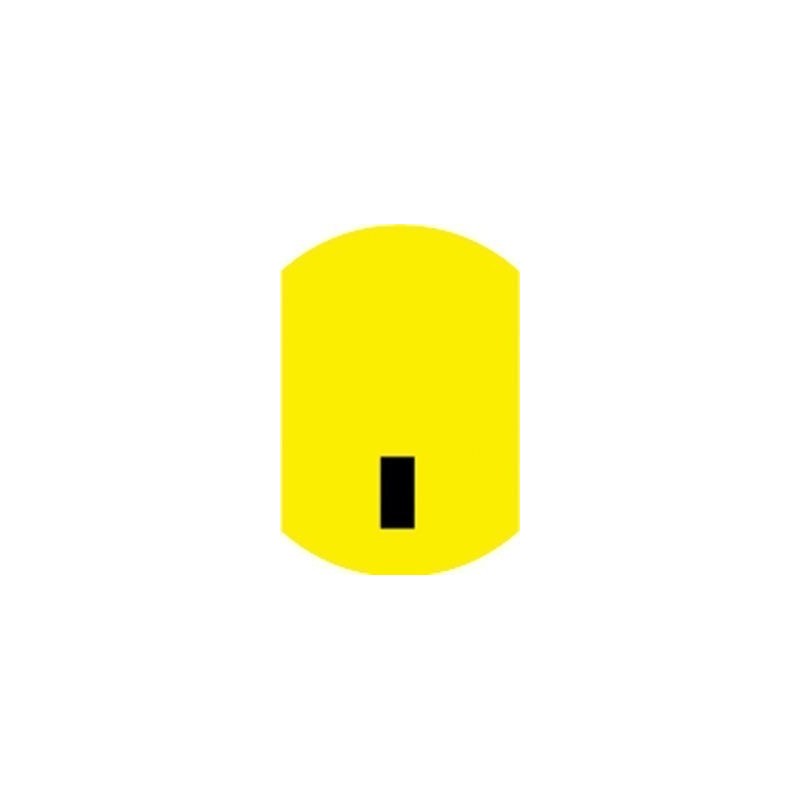 Cifras burbujas amarillo negro