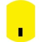 Cifras burbujas amarillo negro