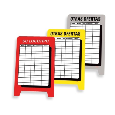Cartel " Otras ofertas"
