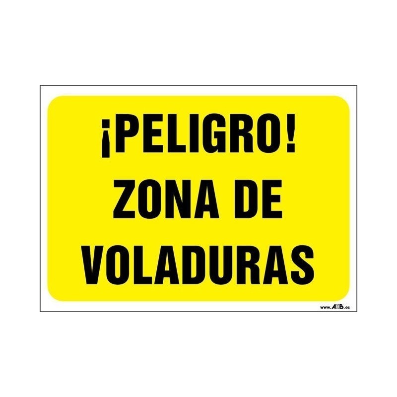 ¡Peligro! Zona de voladuras