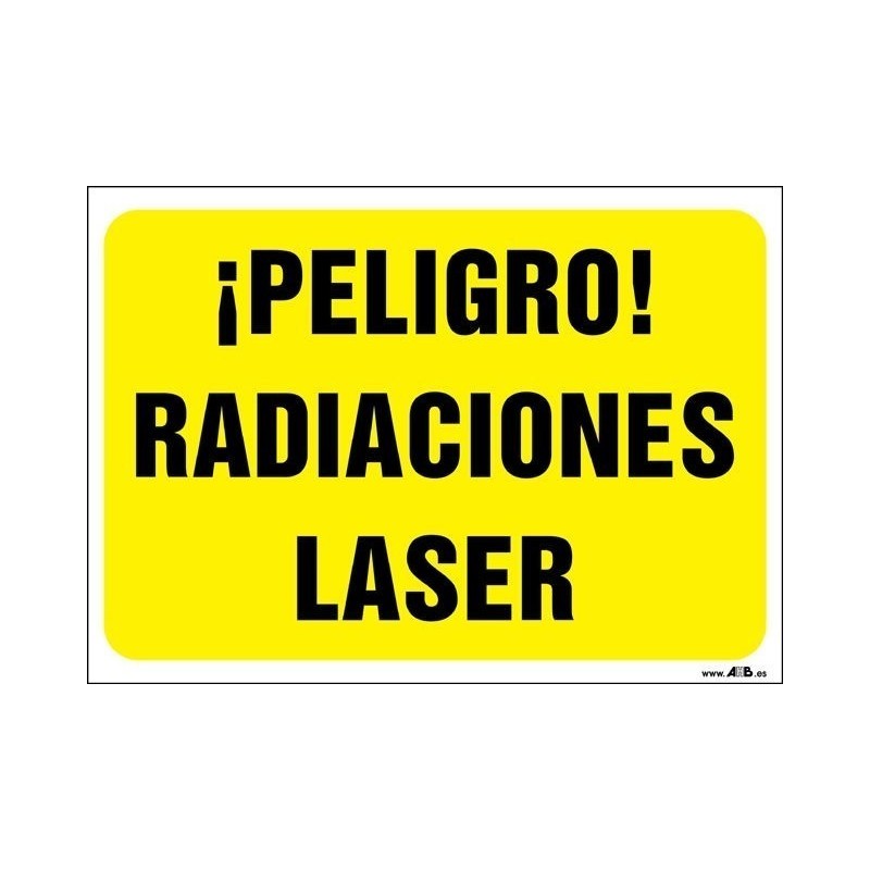 ¡Peligro! Radioaciones láser