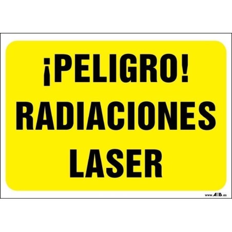¡Peligro! Radioaciones láser