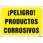 ¡Peligro! Productos corrosivos