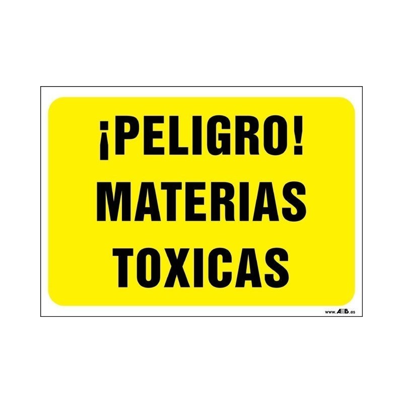 ¡Peligro! Materias toxicas