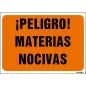 ¡Peligro! Materias nocivas