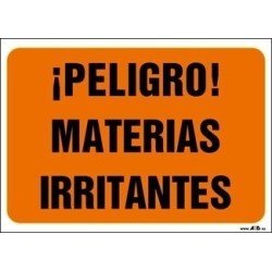 ¡Peligro! Materias irritantes