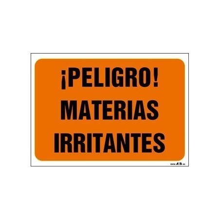 ¡Peligro! Materias irritantes