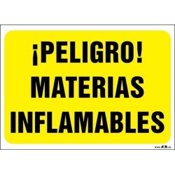 ¡Peligro! Materias inflamables
