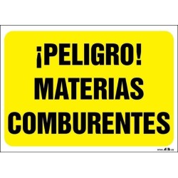 ¡Peligro! Materias comburentes