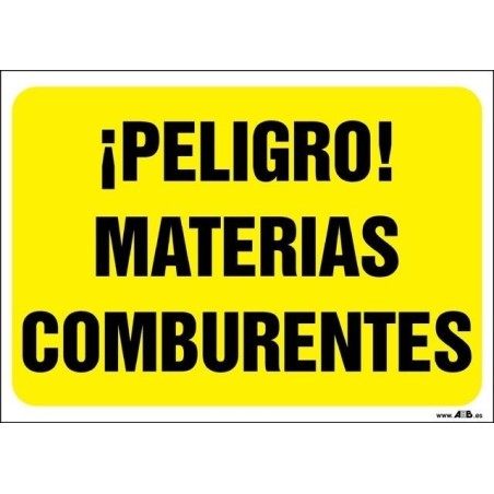 ¡Peligro! Materias comburentes