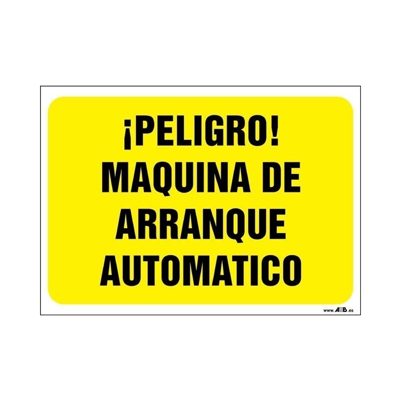 ¡Peligro! Máquina de arranque automático