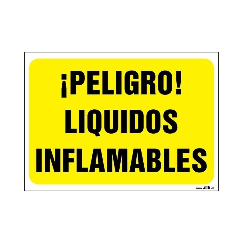 ¡Peligro! Líquidos inflamables