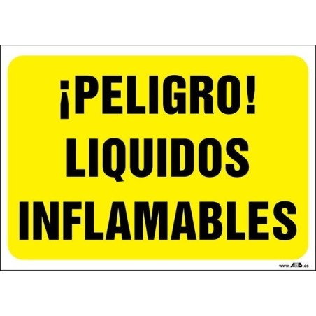¡Peligro! Líquidos inflamables