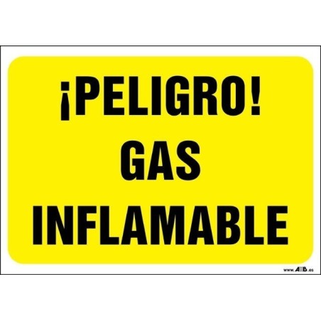 ¡Peligro! Gas inflamable