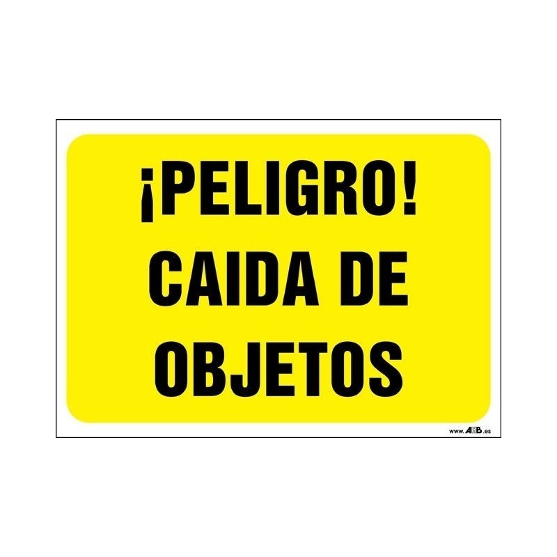 ¡Peligro! Caida de objetos