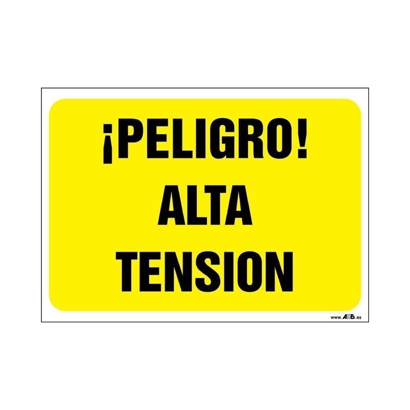 ¡Peligro! Alta tensión