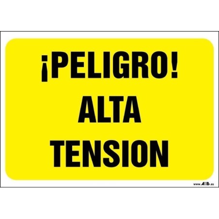 ¡Peligro! Alta tensión
