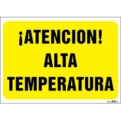 ¡Atención! Alta temperatura