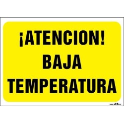 ¡Atención! Baja temperatura