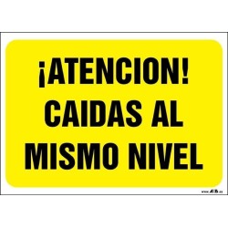 ¡Atención! Caidas al mismo nivel