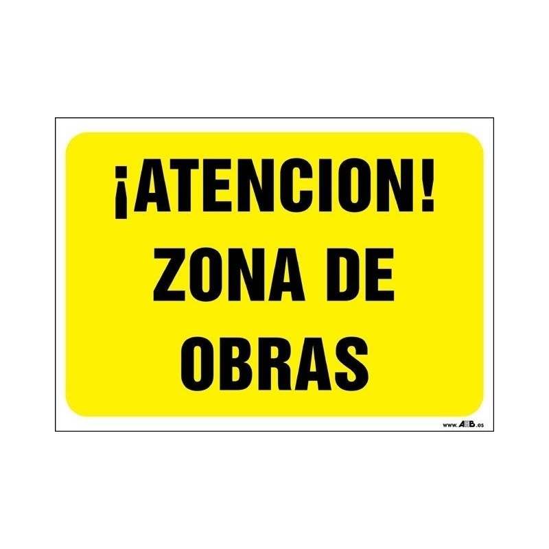 ¡Atención! Zona de obras