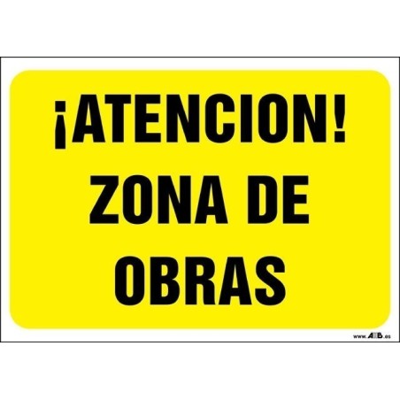 ¡Atención! Zona de obras