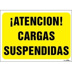 ¡Atención! Cargas suspendidas