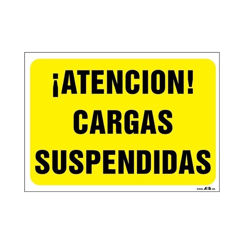 ¡Atención! Cargas suspendidas
