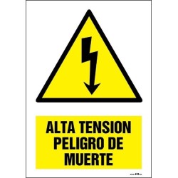 Alta tensión peligo de muerte