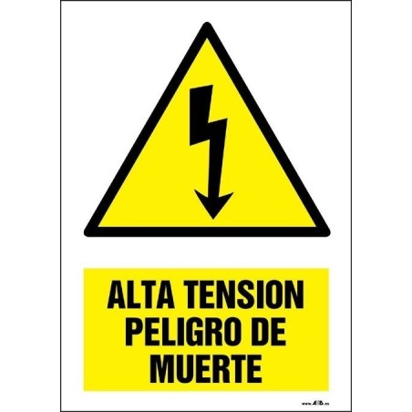 Alta tensión peligo de muerte