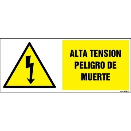 Alta tensión peligro de muerte