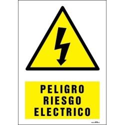 Peligro riesgo eléctrico