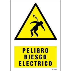 Peligro riesgo eléctrico